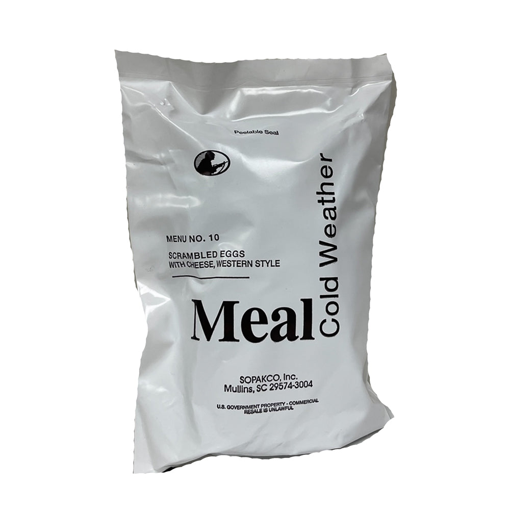 Cold Weather Military MRE Individual Meals - JAN 2024 or Newer Inspection Date