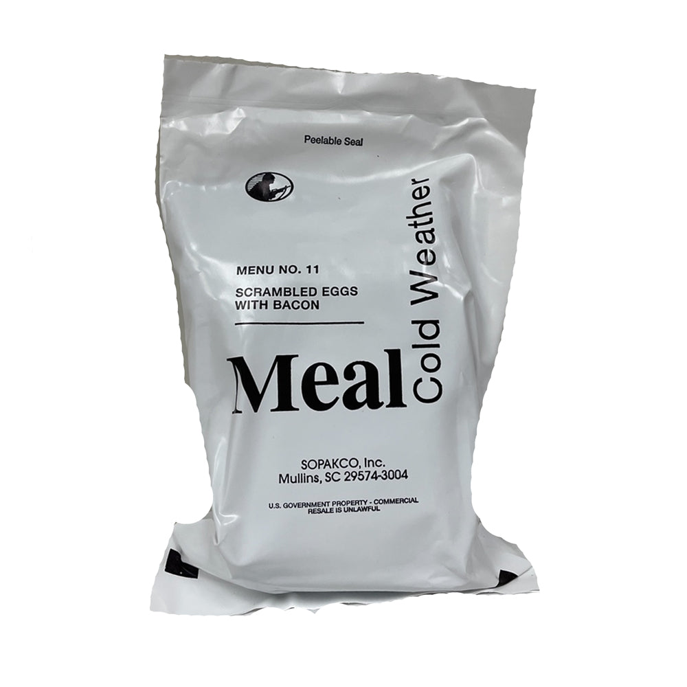 Cold Weather Military MRE Individual Meals - JAN 2024 or Newer Inspection Date