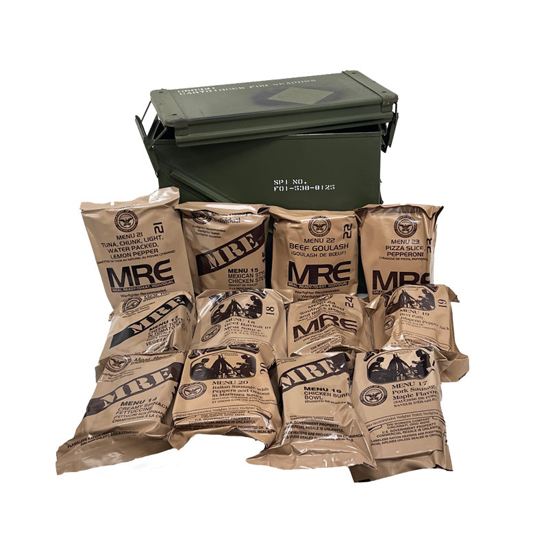 M592 (30mm) Surplus Ammo Can Grade 1 with 2023 mres