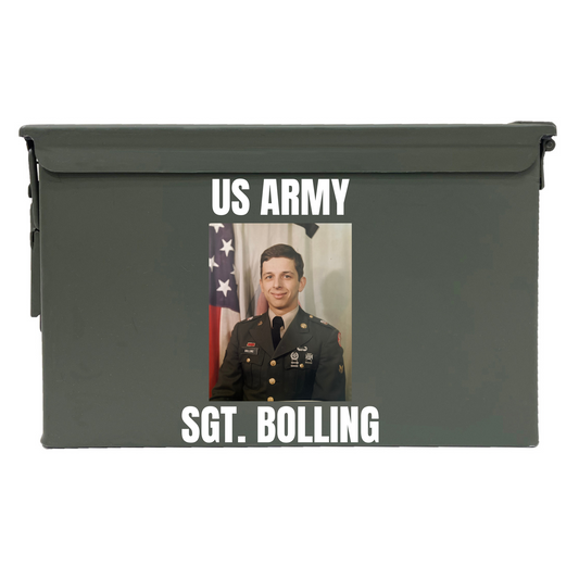 Custom UV Printed 50 Cal Ammo Can Used Grade 1