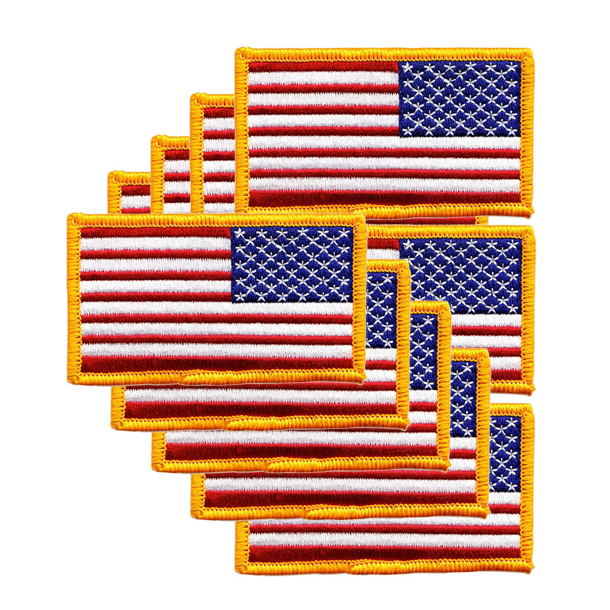 U.S. Flag Reverse Color Patch - 10
