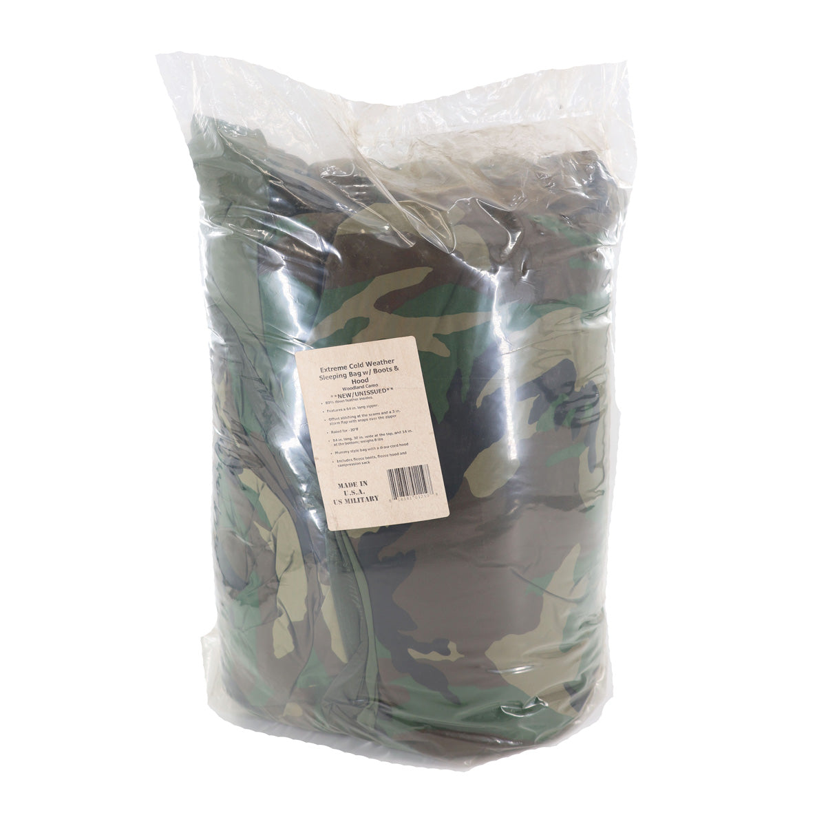 Extreme Cold Weather Sleeping Bag w/Boots & Hood