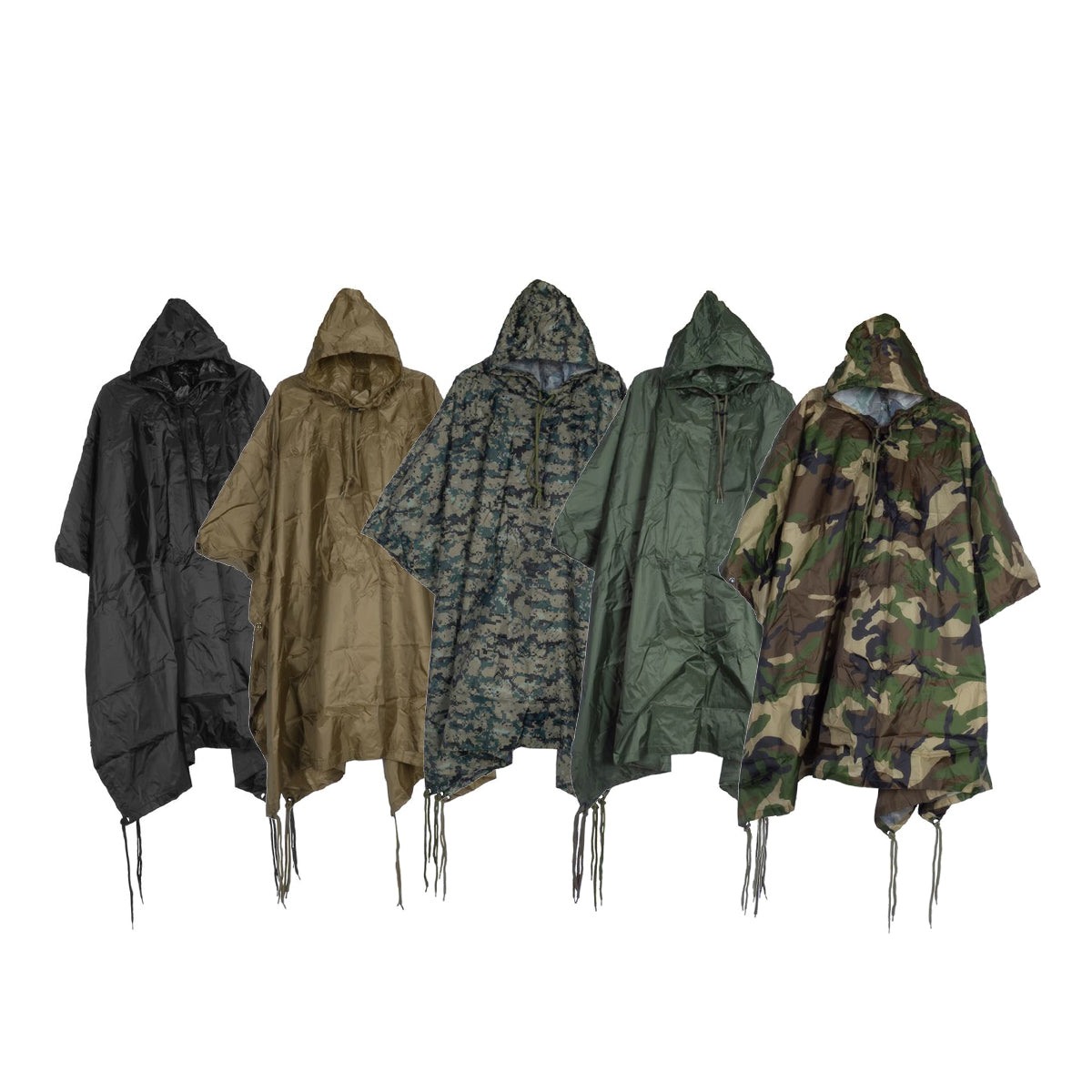 Bison Outdoor Ripstop Poncho all colors