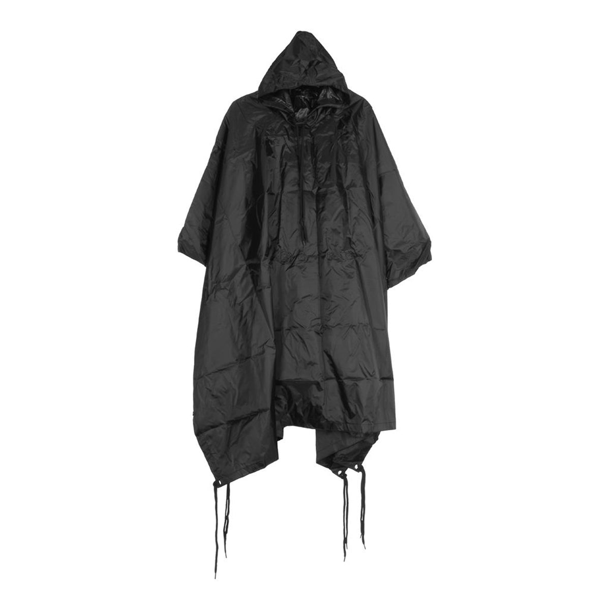 Bison Outdoor Ripstop Poncho Black
