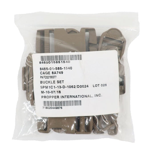 Military Issue No-Sew MOLLE II Replacement Buckle Kit