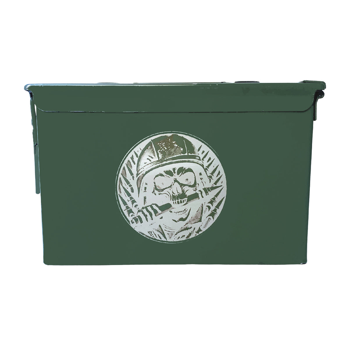 One (1) Laser Engraved "Crayon Eater" Used Grade 1 Ammo Can