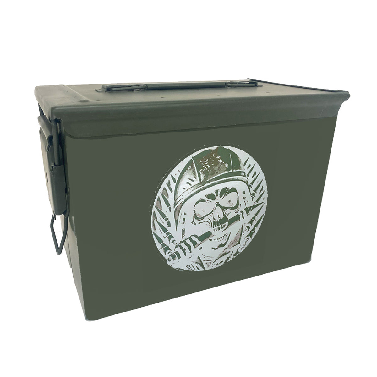 One (1) Laser Engraved "Crayon Eater" Used Grade 1 Ammo Can