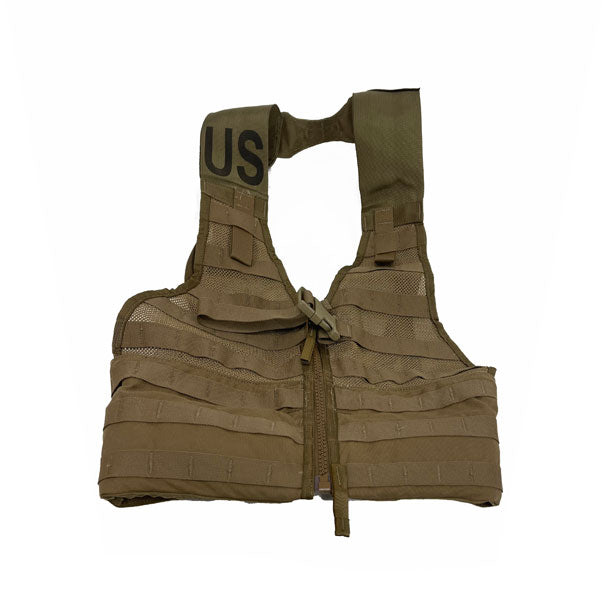 Fighting Load Carrier Vest Coyote Brown - Previously Issued - NSN: 8465-01-532-2302