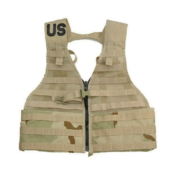 Fighting Load Carrier Vest Desert Camo - Previously Issued - NSN: 8465-01-532-2302