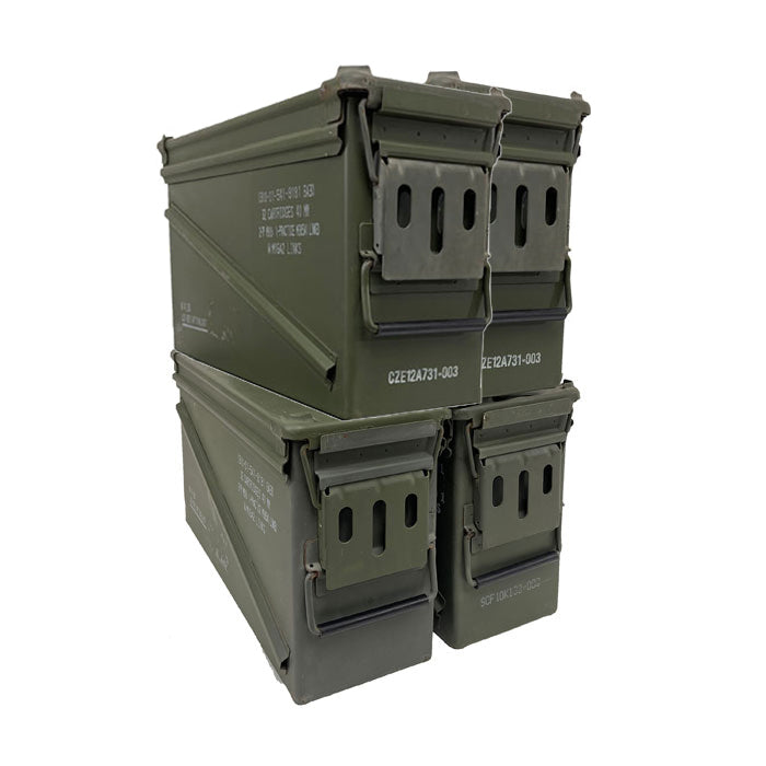 40mm Ammo Can Used Grade 1 - Options 1 - 4 Packs