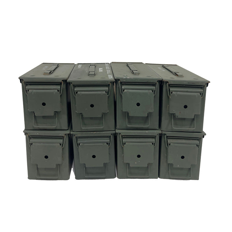 Ammo Can Box 2 Pack Fat 50 Cal PA108 Military Surplus Grade 2 USA Ammo Can Box 2 Pack Fat 50 Cal PA108 Military Surplus Grade 2 USA