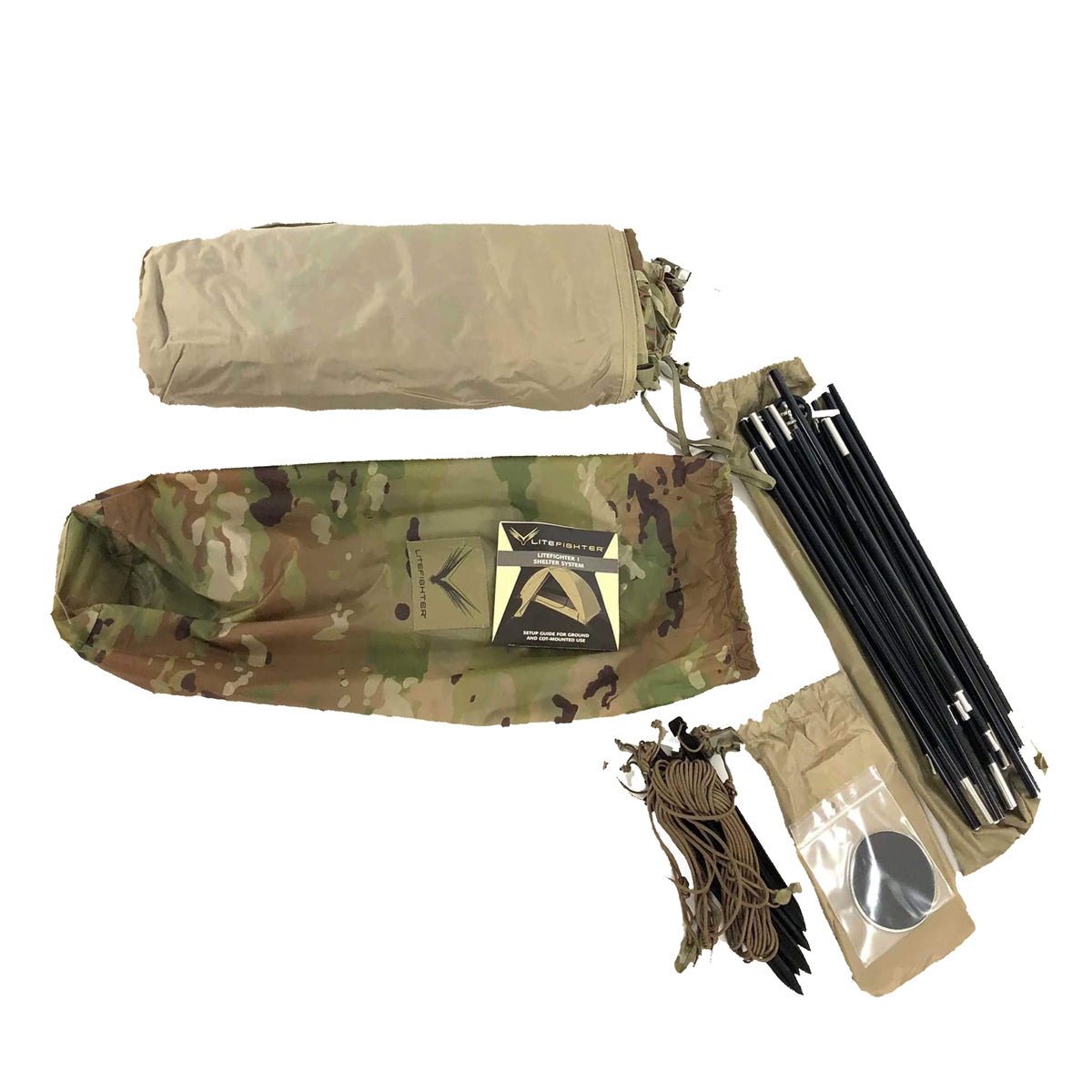 USGI Litefighter One Individual Shelter System - OCP