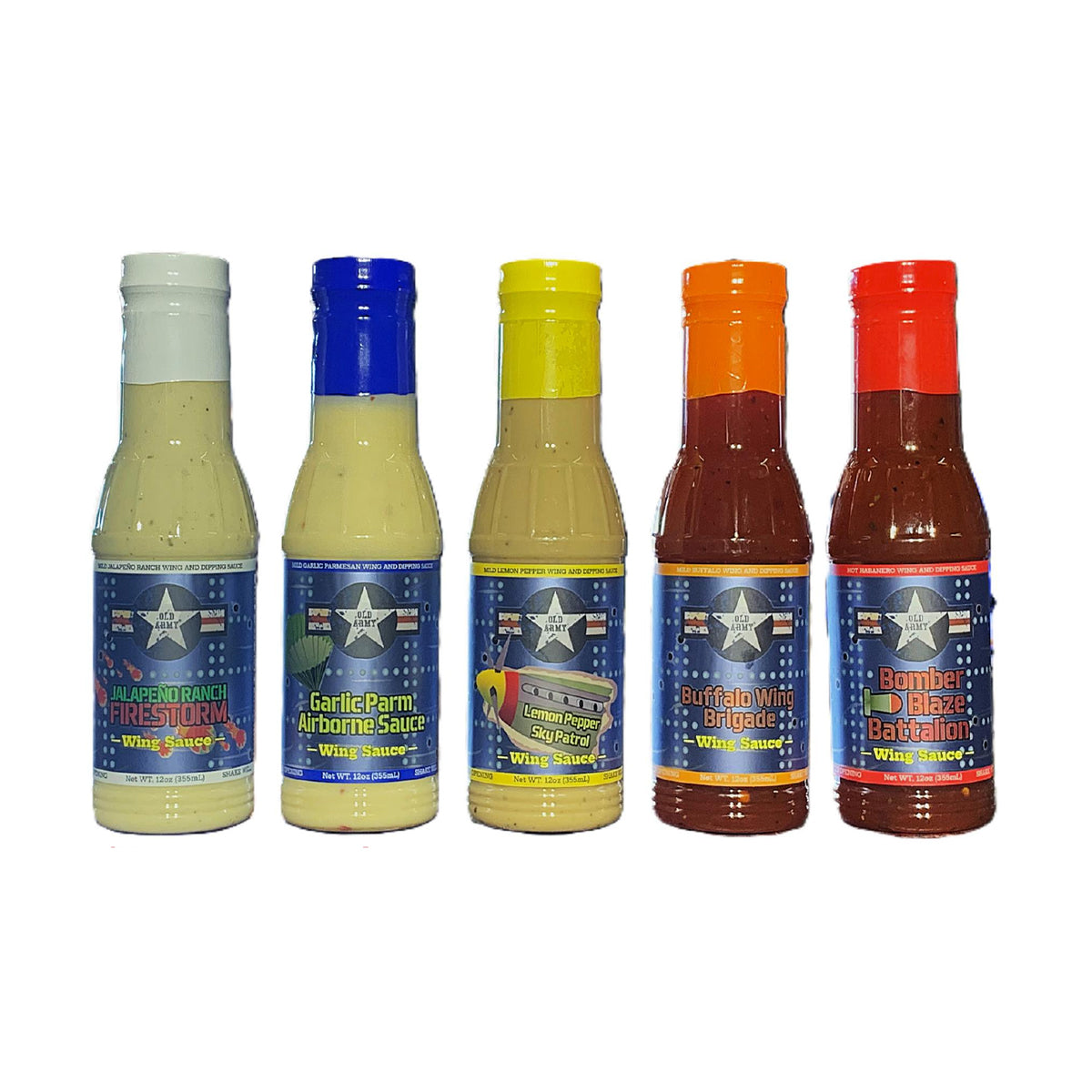 OLD ARMY - BBQ Sauce • Hot Sauce • Wing Sauce BBQ Sauce Flavors