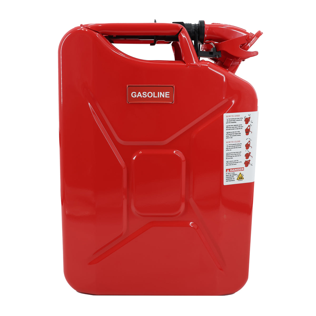 Wavian 20 Liter Metal NATO Fuel/Gas Can - Red