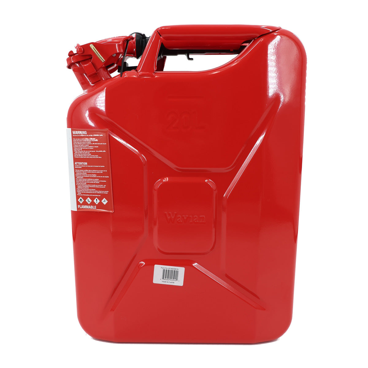 Wavian 20 Liter Metal NATO Fuel/Gas Can - Red