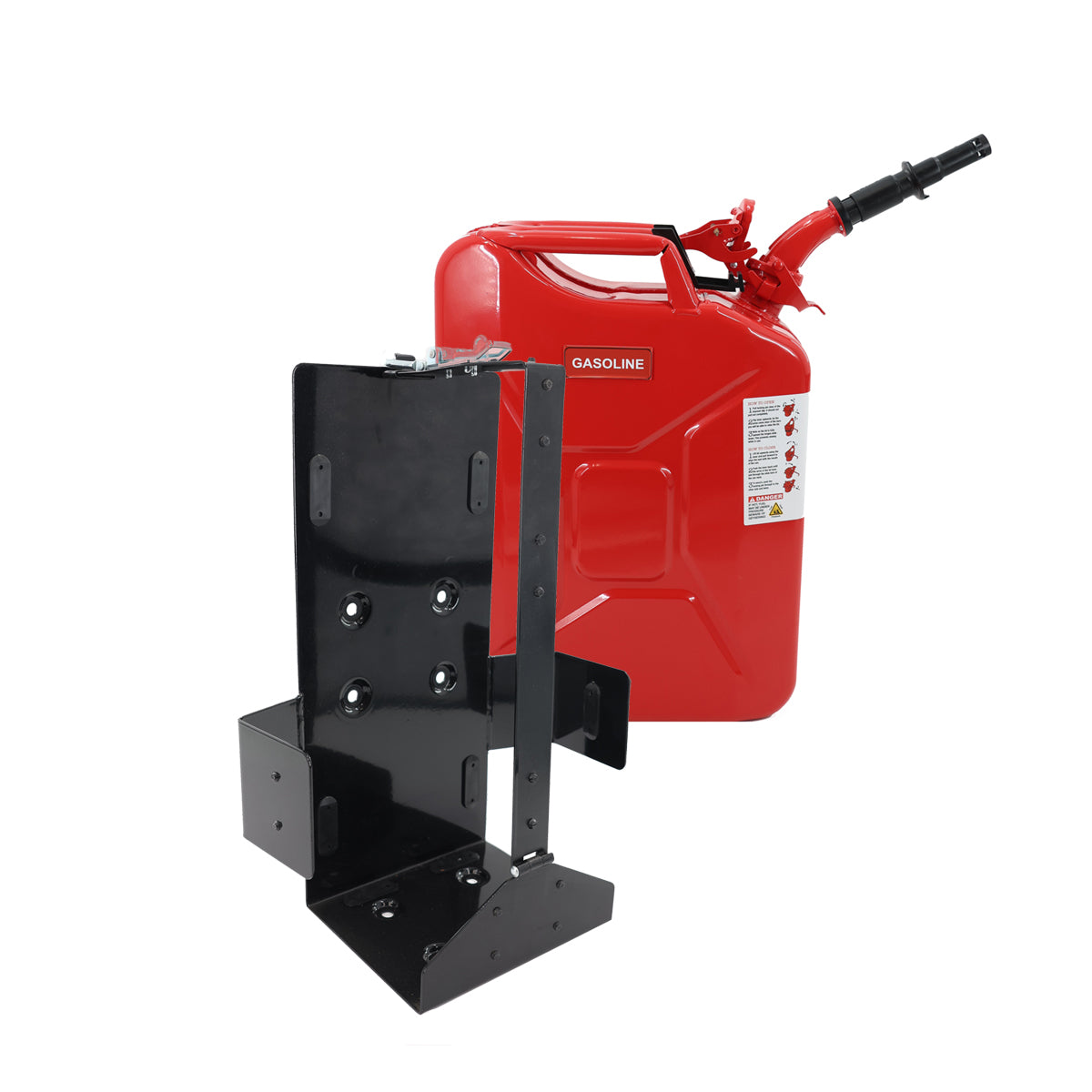 Wavian 20 Liter Metal NATO Fuel/Gas Can - Red/Green
