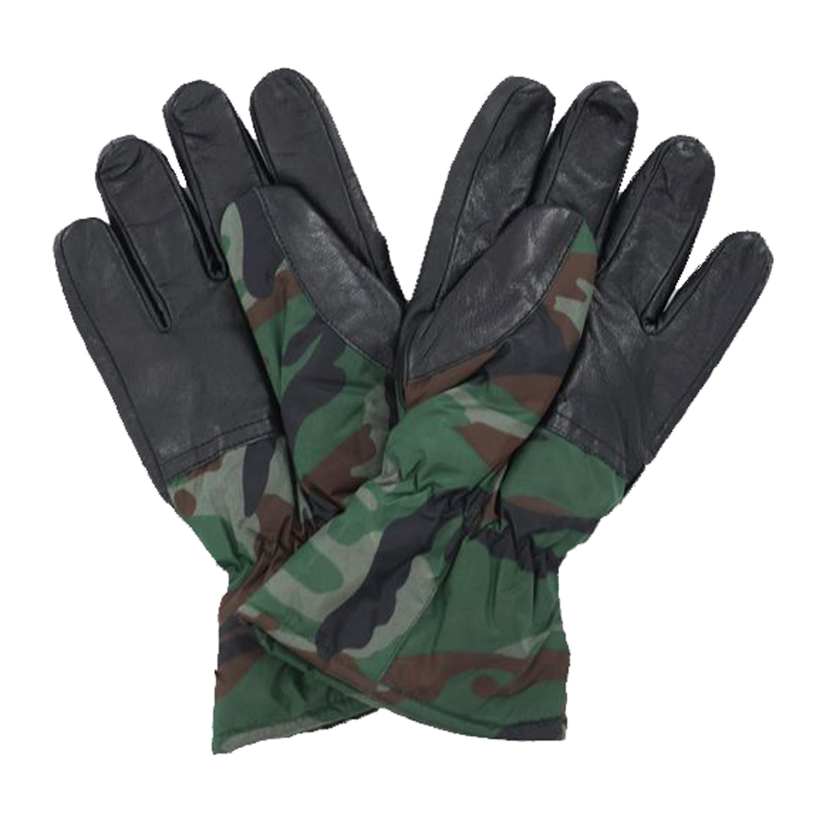 Woodland Camo Tactical Gloves | Meydan Av Malzemeleri