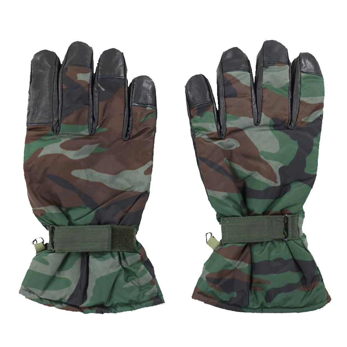 Woodland Camo Tactical Gloves | Meydan Av Malzemeleri
