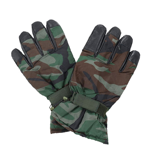 Woodland Camo Tactical Gloves | Meydan Av Malzemeleri