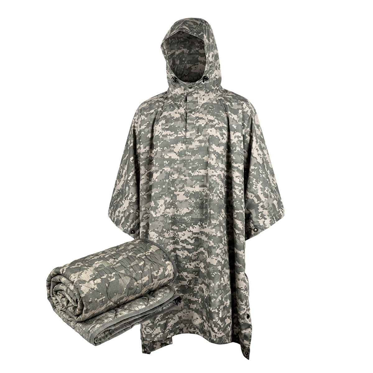 US Army ACU Wet Weather Poncho Liner Combo