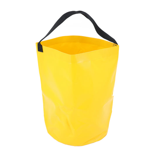 Yellow Vinyl Pail Collapsible. This genuine US Military Surplus collapsible pail