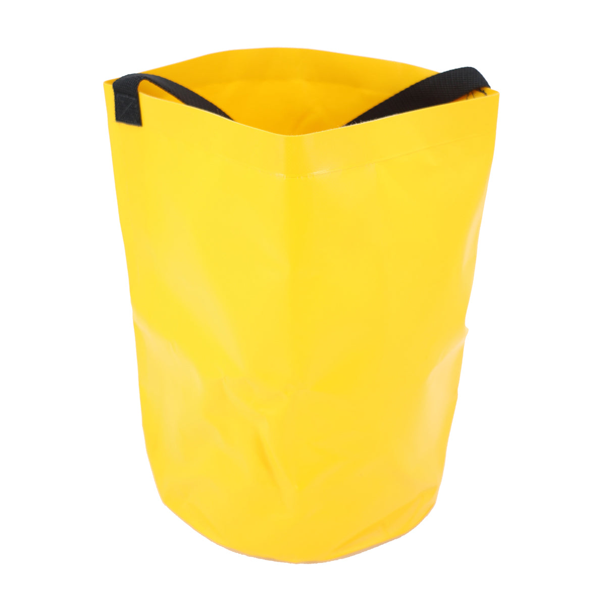 Yellow Vinyl Pail Collapsible. This genuine US Military Surplus collapsible pail