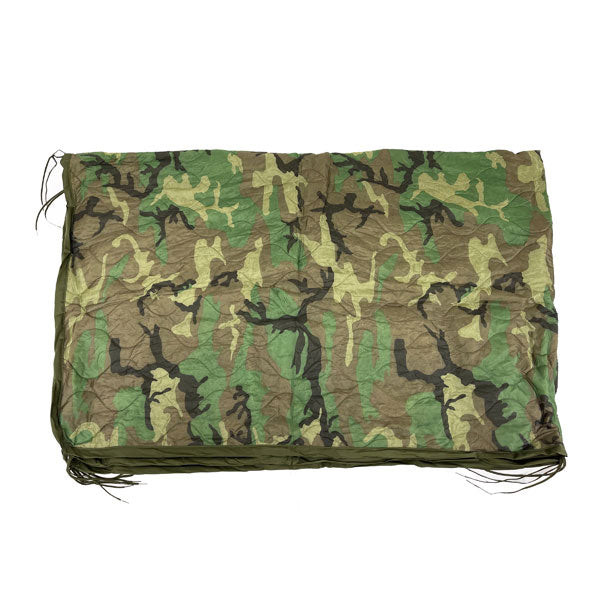 Woodland Camo Poncho Liner - New - NSN: 8405-00-889-3683