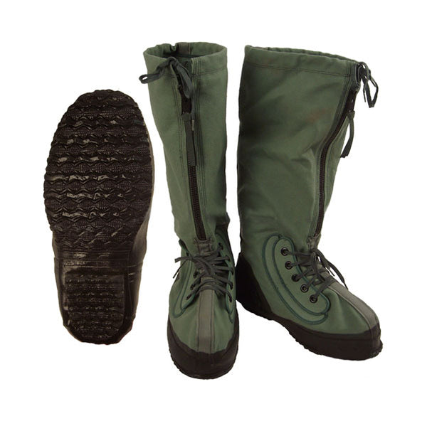 Wellco green knee high canvas rubber boots M extreme cold weather made in USA Muck Boot Men main image 3