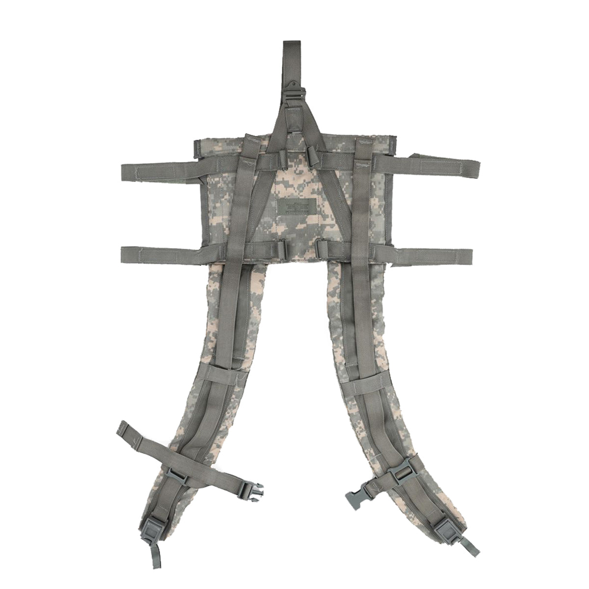 MOLLE ACU Ruck Sack with Frame Disassembled