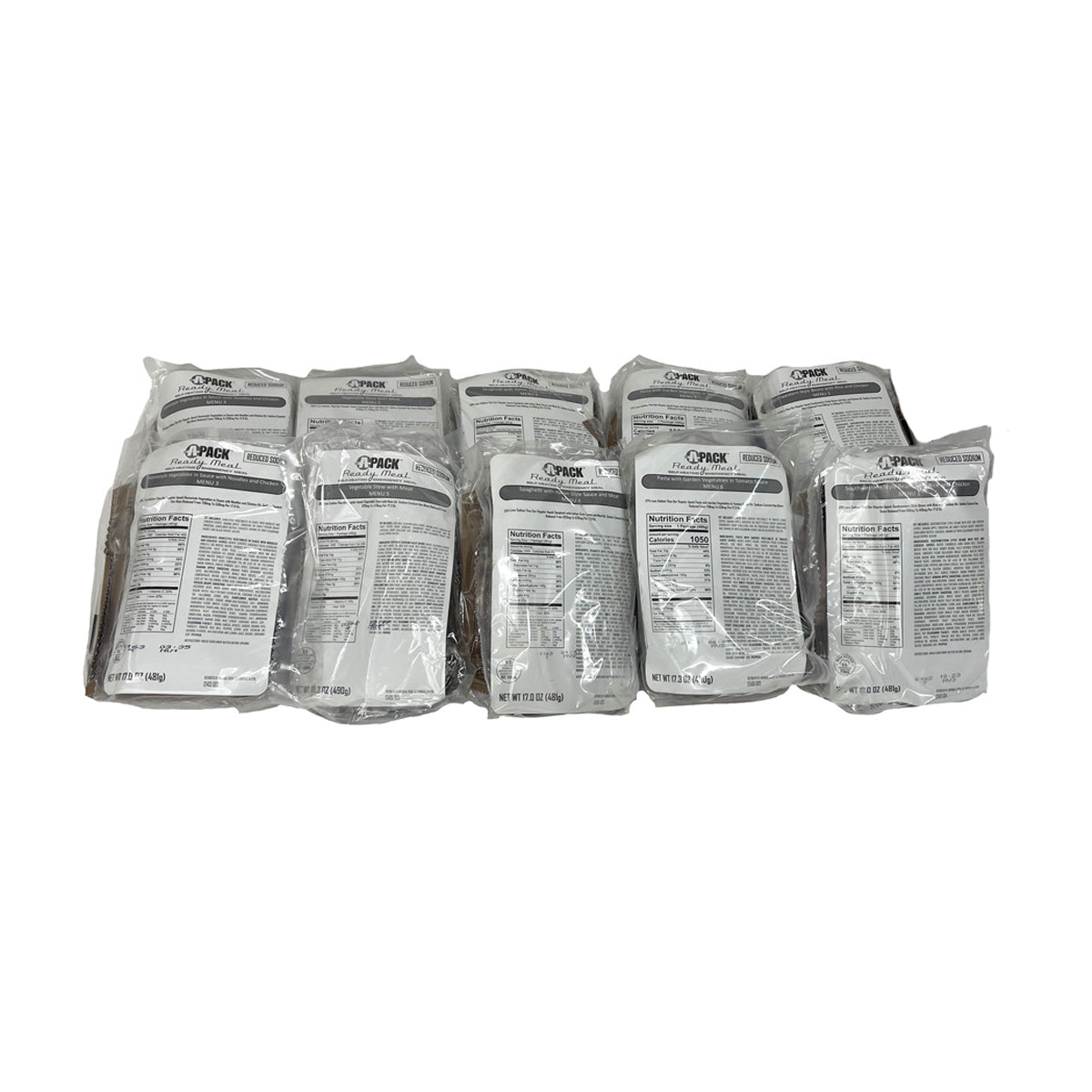 APack MRE (Meal Ready to Eat) Case 10 Meals