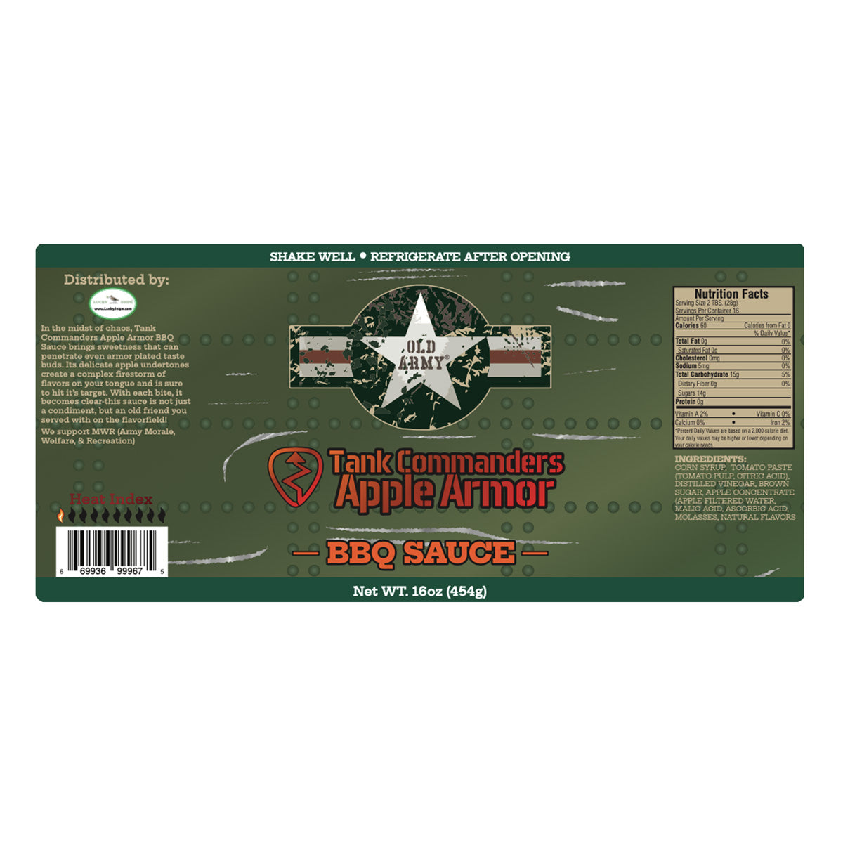 OLD ARMY - BBQ Sauce • Hot Sauce • Wing Sauce - Options!