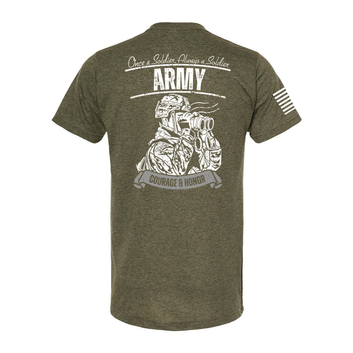 T-SHIRT "ONCE A SOLDIER" - CHOOSE YOUR BRANCH