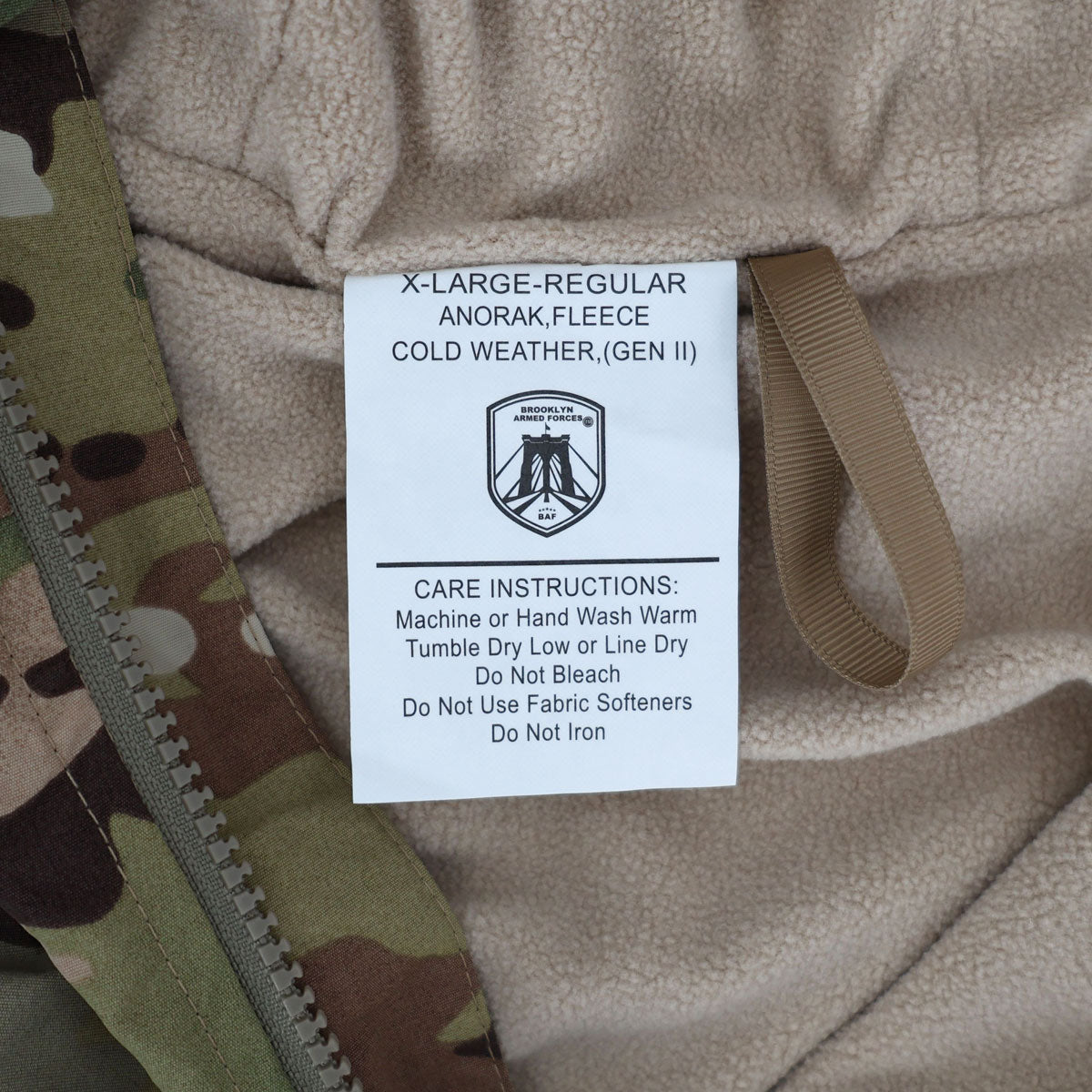 (BAF) OCP Anorak Mid-Weight Fleece-Lined Pullover Parka