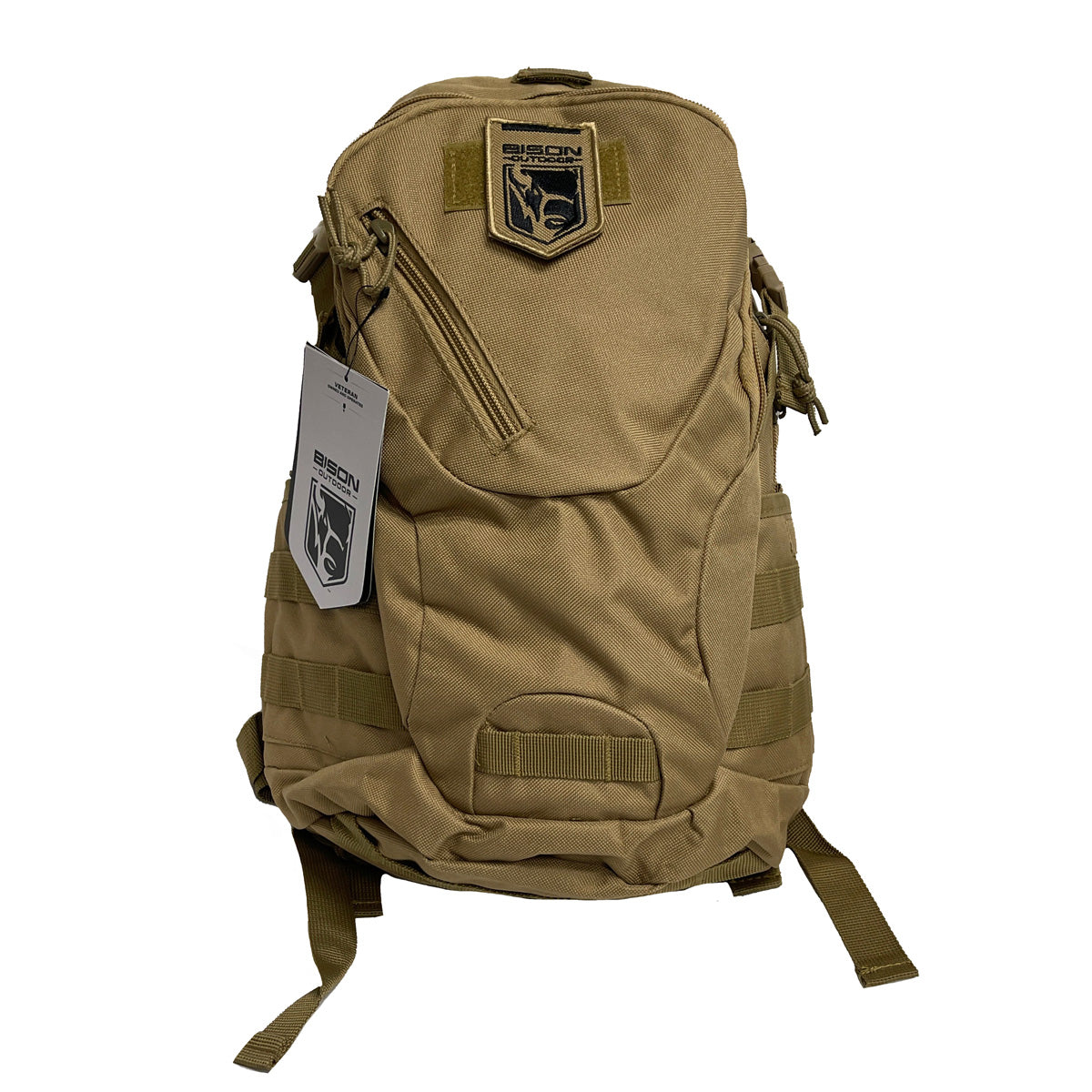 Bison Quantum Backpack 20L - Choose From 3 Colors - Tan - New