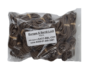 Bungee with Barrel Lock 30 Pack