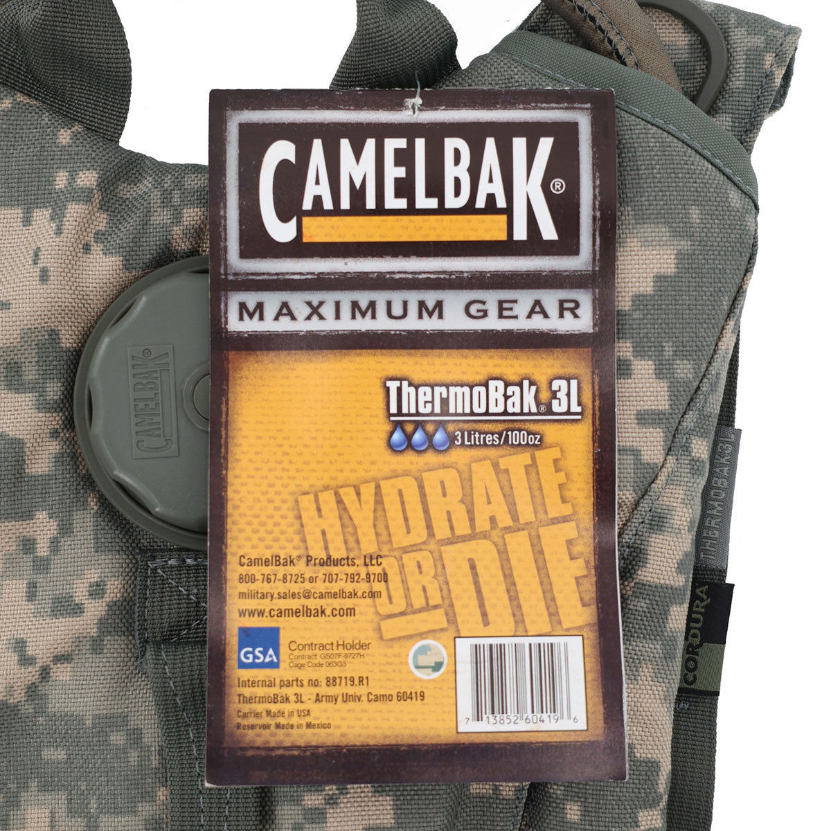 Camelbak ThermoBak Maximum Gear 3L 100 Oz. ACU Hydration Carrier