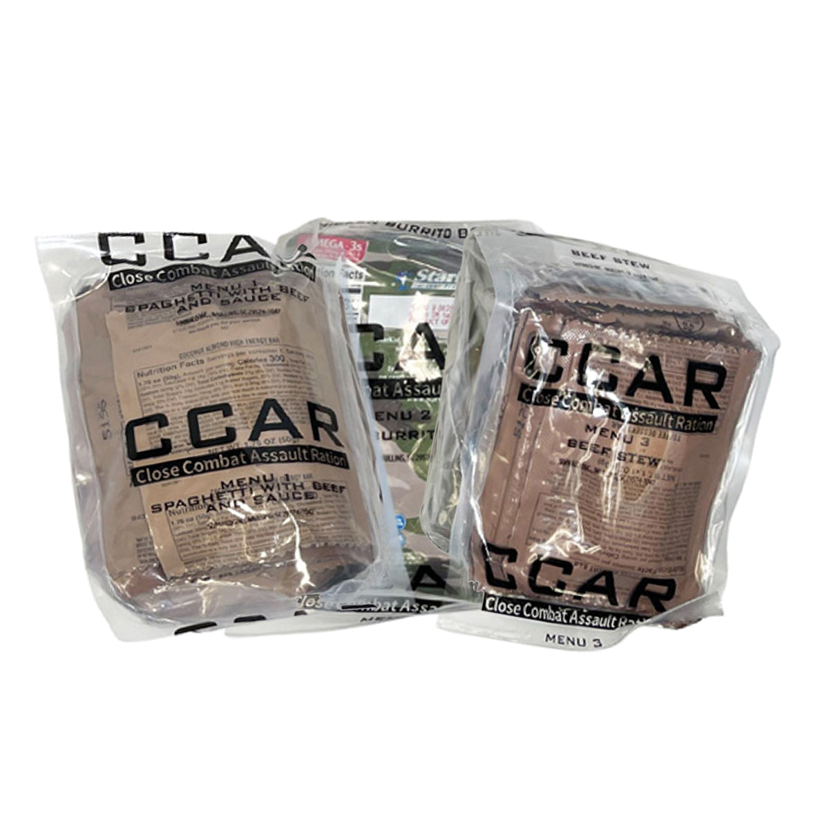 Close Combat Assault Ration (CCAR) - 3 Menu Choices | Ammo Can Man
