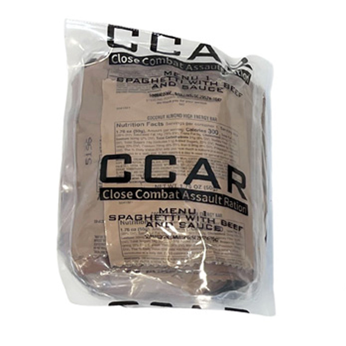 Close Combat Assault Ration (CCAR) - Single Meals