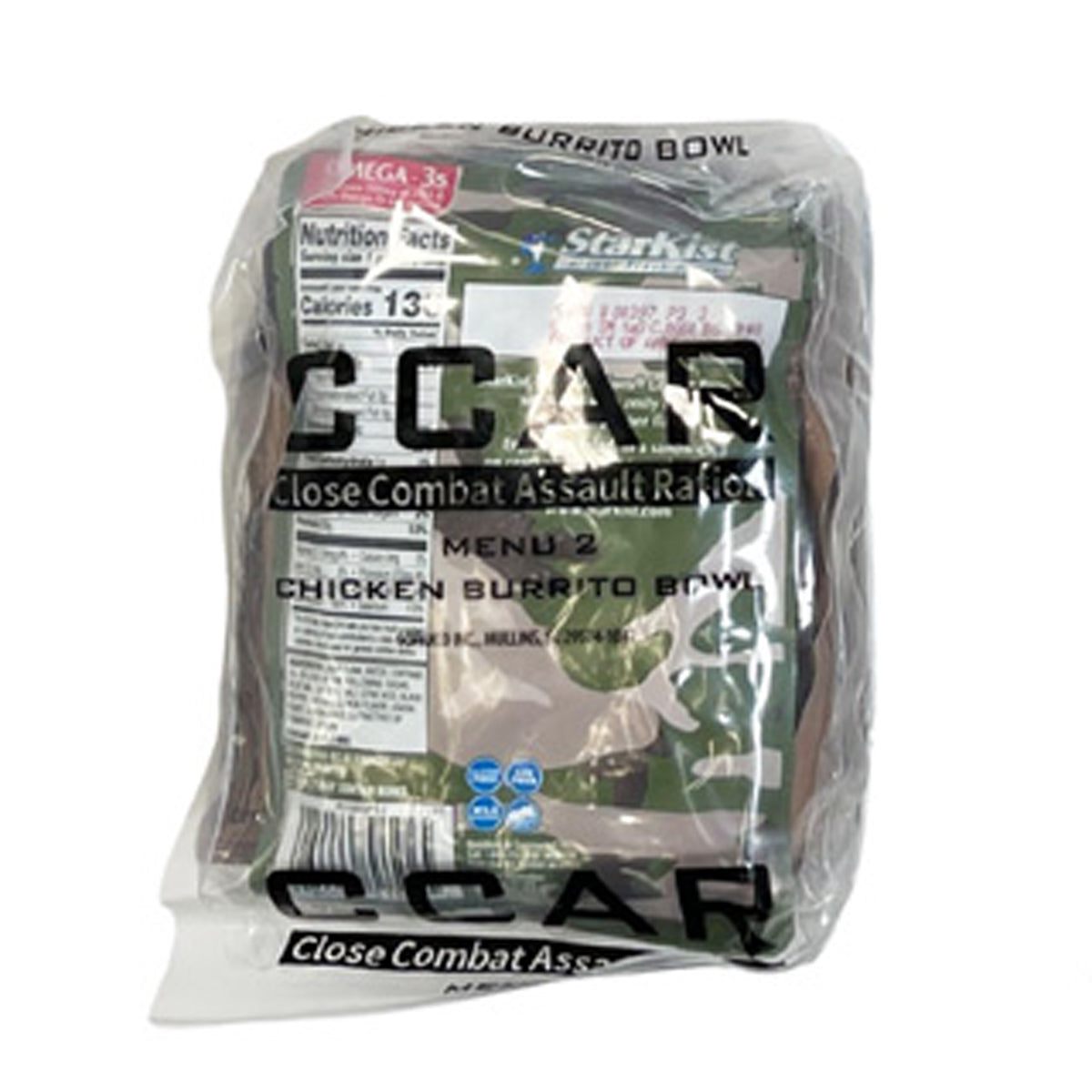 Close Combat Assault Ration (CCAR) - Single Meals