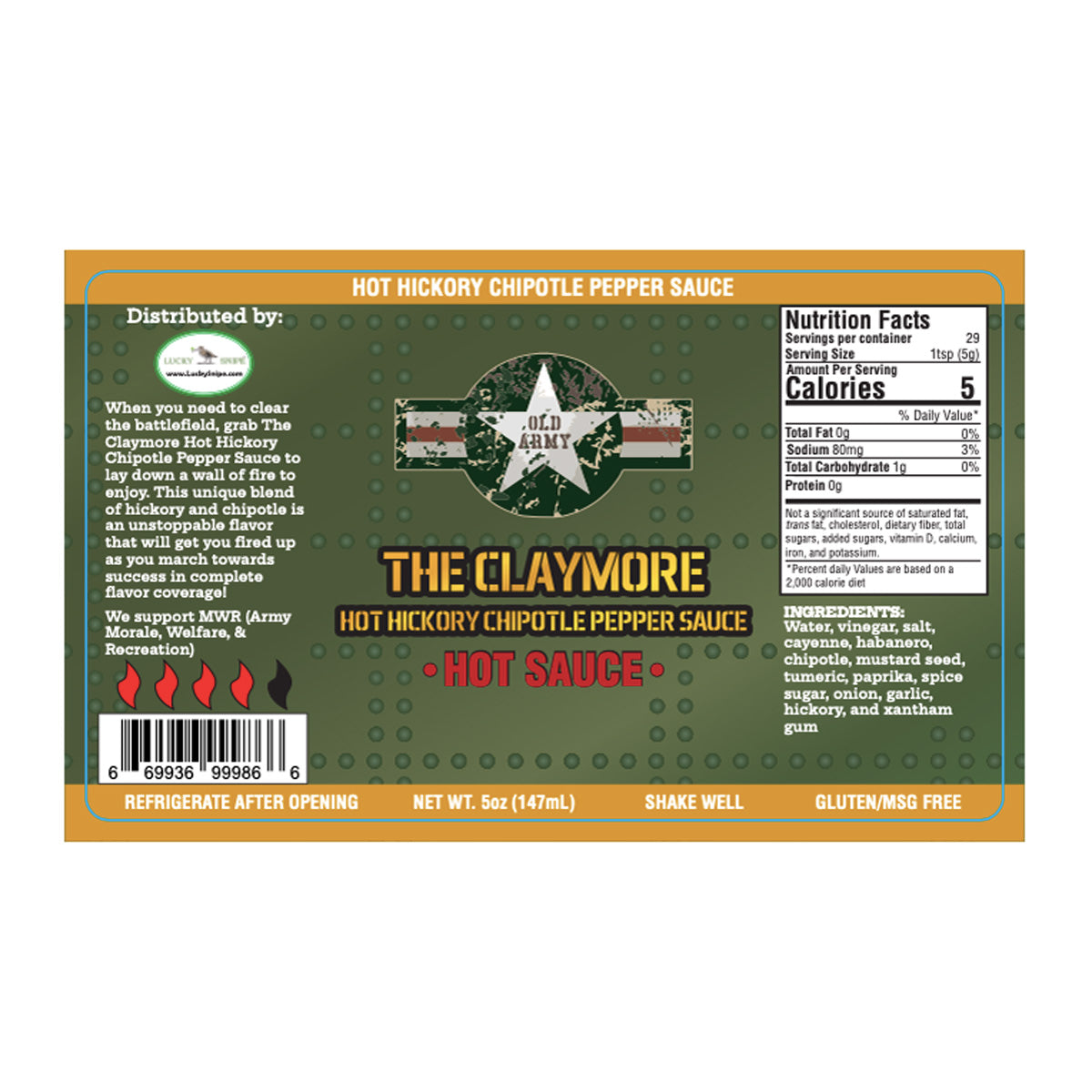 OLD ARMY - BBQ Sauce • Hot Sauce • Wing Sauce - Options!