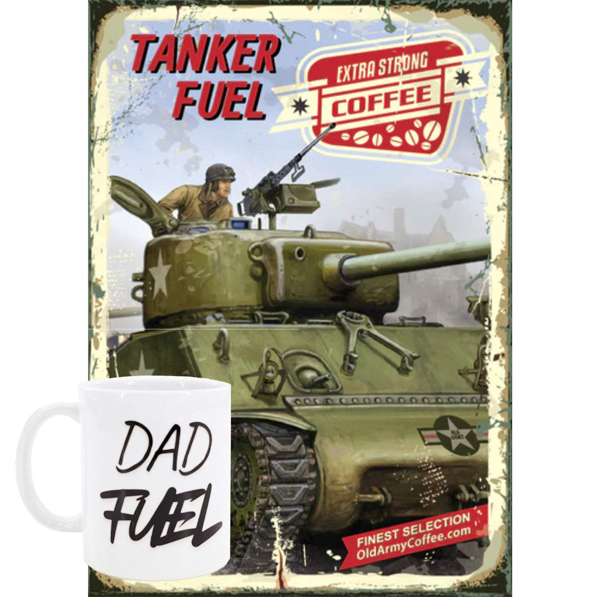 Combo OLD ARMY - Coffee. This brand pays tribute to historic military
