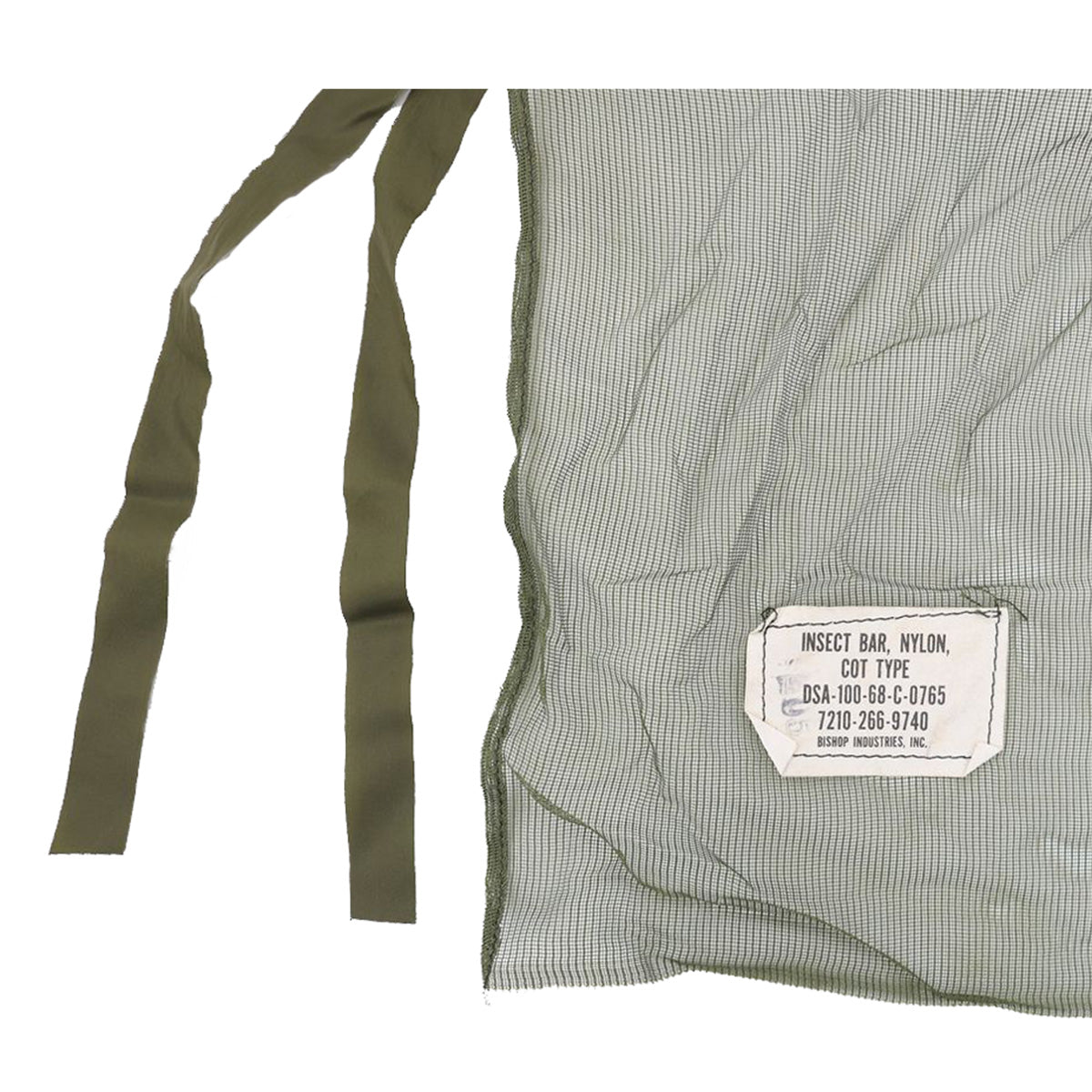 U.S. Military Surplus Cot Mosquito Net Without Poles - NSN: 7210-00-266-9740