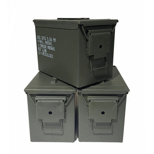 Fat 50 Cal Ammo Cans 3 pack