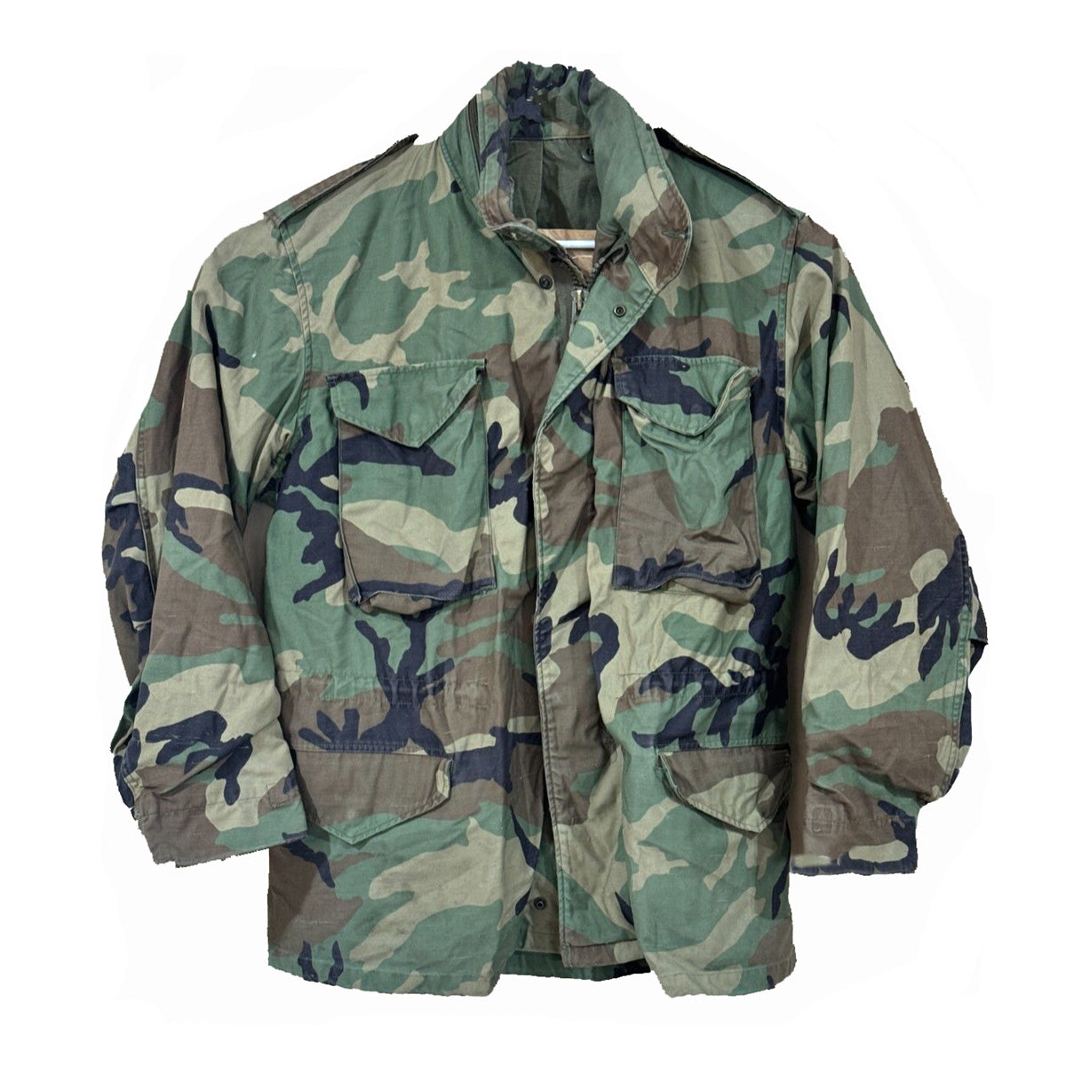 Military Issued Woodland M-65 Field Jackets - NSN: 8415-01-099-7835