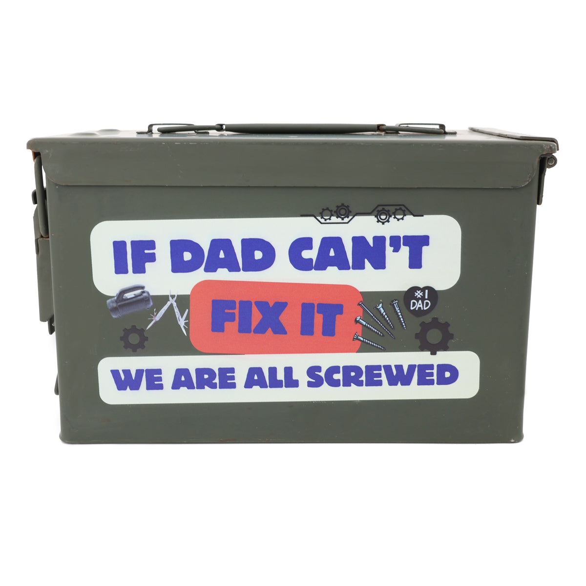 UV Printed Fathers Day Ammo Can