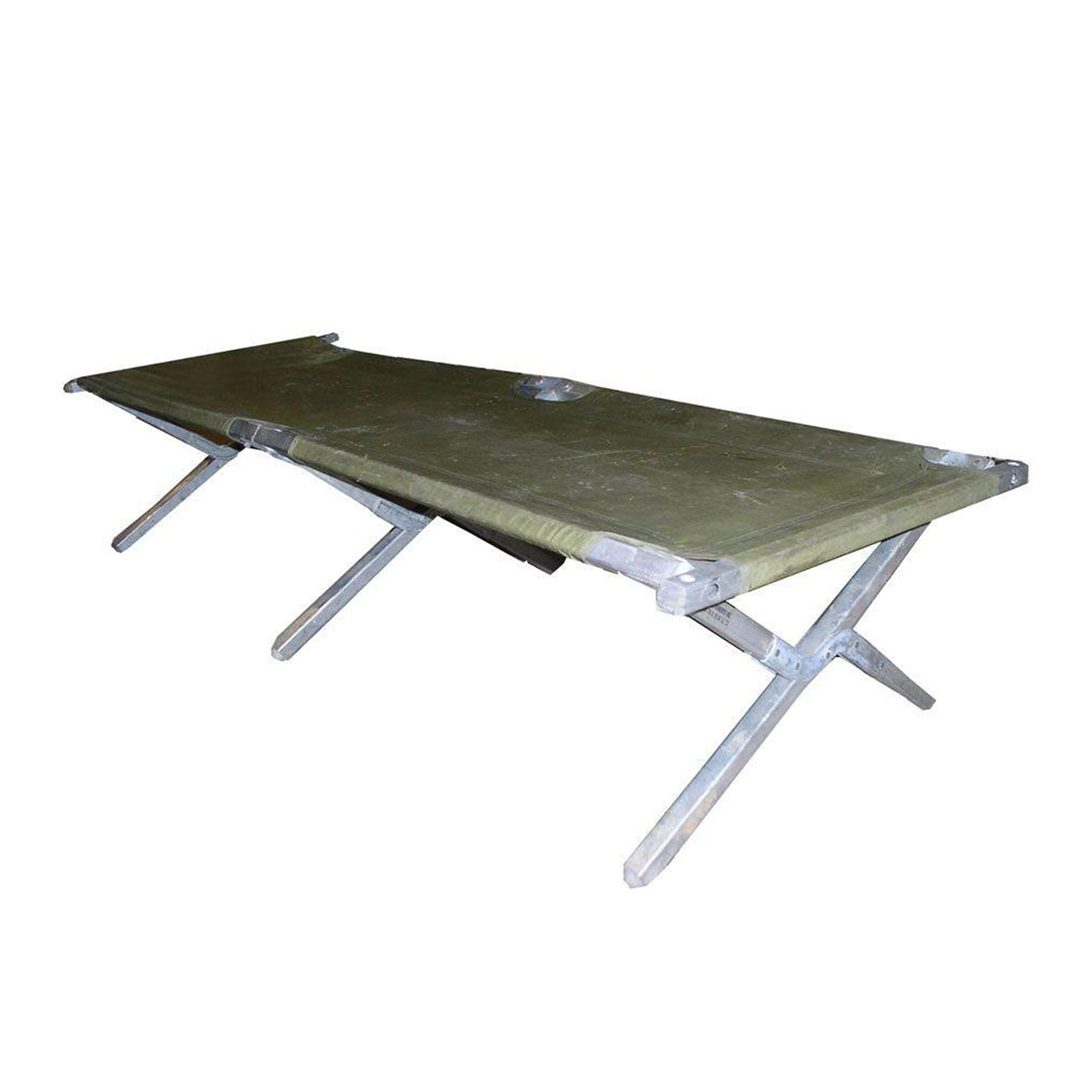 US Military Compact Lightweight Foldable Aluminum Sleeping Cot - NSN: 7105-00-935-0422