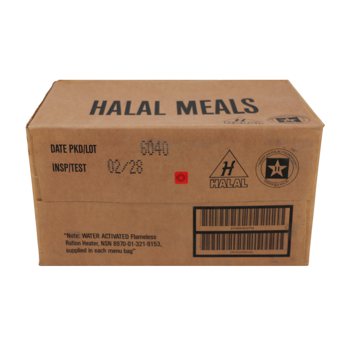 Meal, Religious, Ready-To-Eat (MRE) Halal Ration. Religious, Ready-To-Eat