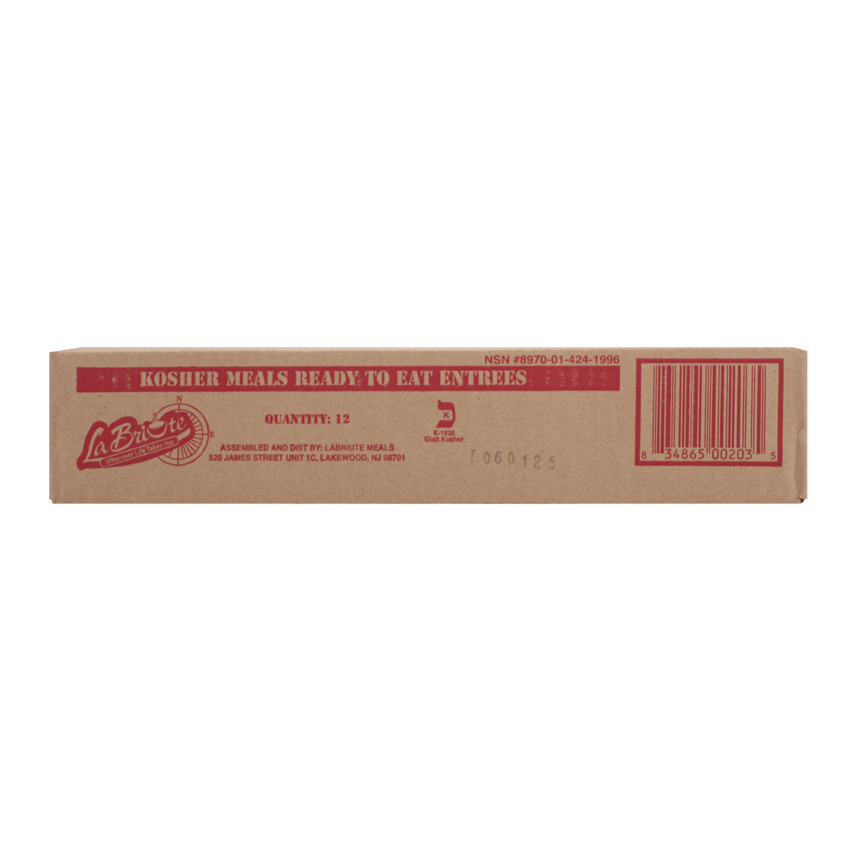 Kosher Meals (MREs) Authorized Kosher Field Rations for U.S. Armed Forces