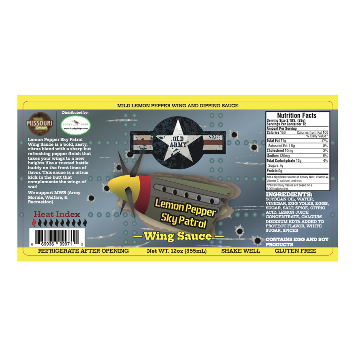 OLD ARMY - BBQ Sauce • Hot Sauce • Wing Sauce - Options!