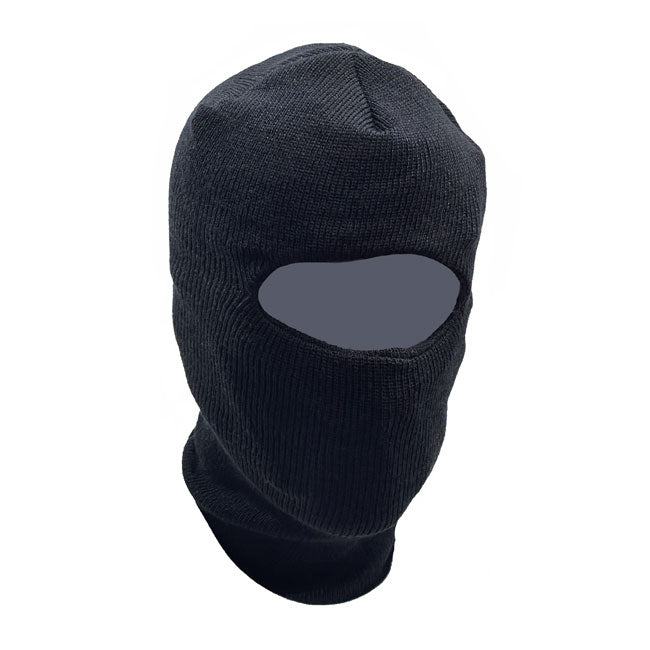 Face Mask Ski Hood Black Wool Military Balaclava - New